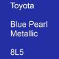 Preview: Toyota, Blue Pearl Metallic, 8L5.